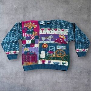 Vintage Signatures by Northern Isles Hand-Knit Cottagecore Sweater